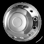 PAR-675 22.5" Scandinavian Style Front Wheel Trims (Pair)