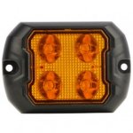 Durite - R65 LED Warning Light 4 Amber 12/24volt  - 0-441-13