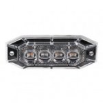 Durite - R65 R10 LED Warning Light 8 LED's Amber 12/24volt IP67/IP69K  - 0-441-82