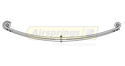 51238A TRUCK SPRING - RENAULT VOLVO 2-LEAF FRONT
