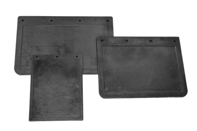 WNGM1612 PLAIN MUDFLAP BLACK RUBBER W400MM X D300MM