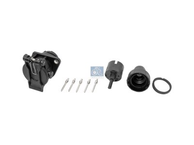 DT Spare Parts - Socket, crimp connection, 24 V, ISO 7638, 5 poles - 2.25432
