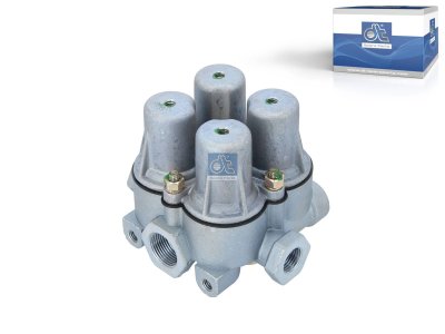 DT Spare Parts - 4-circuit-protection valve, M16 x 1,5, M22 x 1,5, max. 20 bar, Po21: 6.3 bar, Po22: 6.3 bar, Po23: 5.8 bar, Po24: 5.8 bar, Pc21: 4.8 bar, Pc22: 4.8 bar, Pc23: 6 bar, Pc24: 6 bar - 2.44043