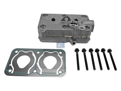 DT Spare Parts - Cylinder head, compressor, complete - 2.44872