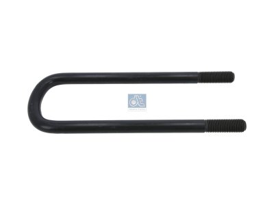 DT Spare Parts - U-bolt, M24 x 3, LTh: 66 mm, L: 370 mm, w: 91 mm - 2.62132 - 2 Pack