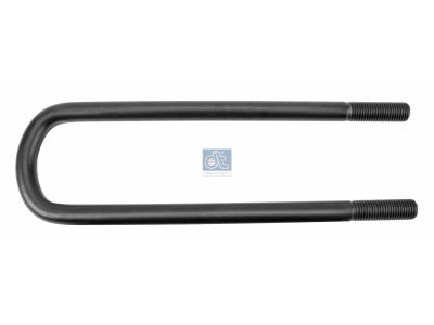 DT Spare Parts - U-bolt, r: 20 mm, R: 70 mm, M24 x 3, LTh: 65 mm, L: 420 mm, w: 92 mm - 2.62136 - 2 Pack