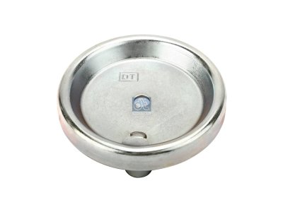 DT Spare Parts - Bottom plate, air spring, d: 12.5 mm, D: 132 mm, M16 x 1,5, H: 18 mm - 2.62054
