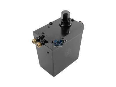 DT Spare Parts - Cabin tilt pump, 580 ml, M14 x 1,5, M14 x 1,5, L: 130 mm, W: 80 mm, H: 141 mm, 280 bar, Pov: 370 bar - 2.70105