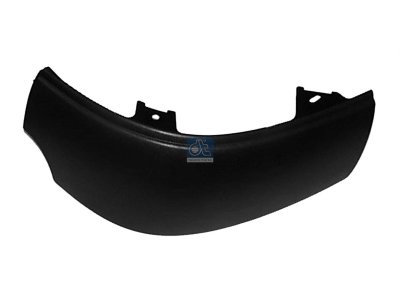 DT Spare Parts - Bumper, left, plastic, black - 2.75052