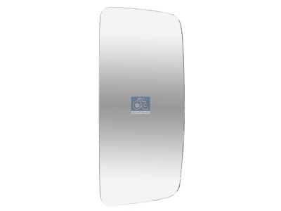 DT Spare Parts - Mirror glass, main mirror, R: 1800 mm, W: 190 mm, H: 374 mm - 2.73021