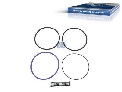 DT Spare Parts - Seal ring kit, cylinder liner, d1: 141 mm, d2: 143 mm, H1: 2.5 mm, H2: 5.8 mm - 2.91142