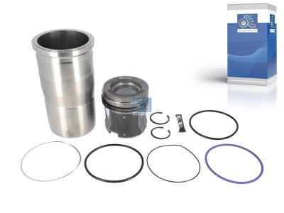 DT Spare Parts - Piston with liner, D: 131 mm - 2.90101
