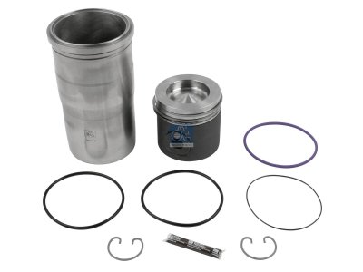 DT Spare Parts - Piston with liner, D: 131 mm - 2.90078