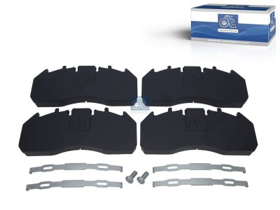 DT Spare Parts - Disc brake pad kit, W: 250 mm, S: 29 mm, H: 107 mm - 2.94095