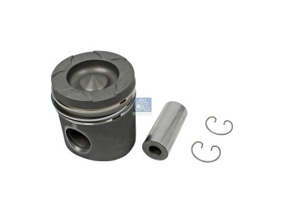 DT Spare Parts - Piston, complete with rings, D: 128 mm, L: 141.8 mm - 3.10132