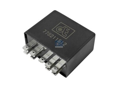 DT Spare Parts - Turn signal relay, 24 V, 21 W, (3+1) x 21 W, 9 poles - 3.33001