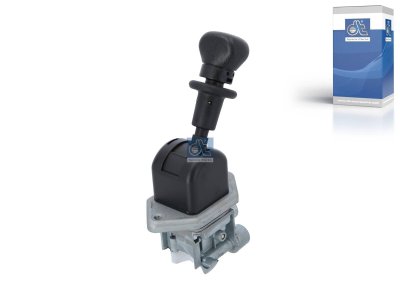 DT Spare Parts - Hand brake valve, Lb: 90 mm, M8, M16 x 1,5, max. 10 bar, Tmin: -40 C, Tmax: 80 C - 3.72093