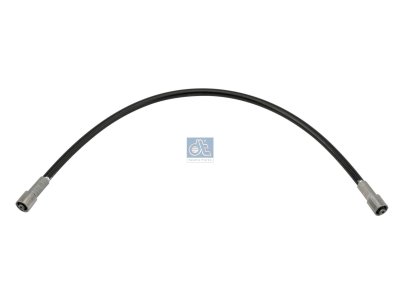 DT Spare Parts - Hose line, cabin tilt, D: 8.3 mm, M12 x 1,5, M12 x 1,5, L: 500 mm, L1: 500 mm, 400 bar - 3.84055