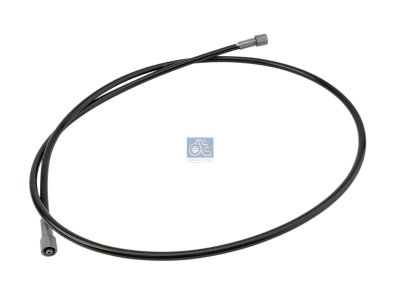 DT Spare Parts - Hose line, cabin tilt, D: 8.3 mm, M12 x 1,5, M12 x 1,5, L: 1500 mm, L1: 1500 mm, 400 bar - 3.84052