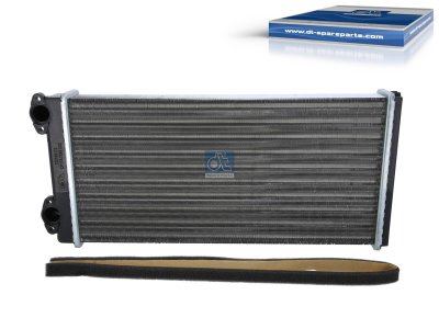 DT Spare Parts - Heat exchanger, L: 370 mm, W: 190 mm, T: 42 mm - 3.82232