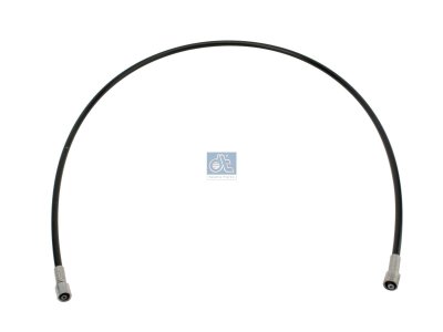 DT Spare Parts - Hose line, cabin tilt, D: 8.3 mm, M12 x 1,5, M12 x 1,5, L: 1050 mm, L1: 1050 mm, 400 bar - 3.84057
