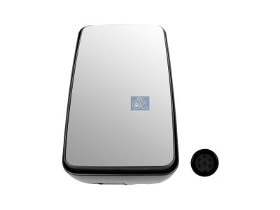 DT Spare Parts - Main mirror, right, heated, electrical, R: 1800 mm - 3.86005