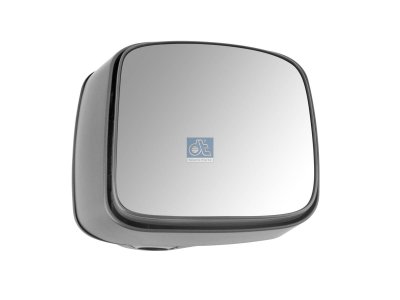 DT Spare Parts - Wide view mirror, right, heated, R: 300 mm - 3.86034