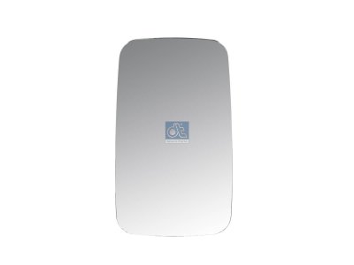 DT Spare Parts - Mirror glass, main mirror, heated, R: 1800 mm, W: 175 mm, H: 365 mm - 3.86100