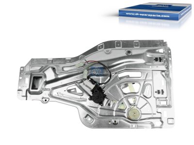 DT Spare Parts - Window regulator, right, with motor - 3.85057