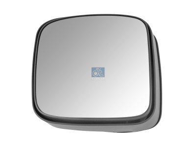 DT Spare Parts - Wide view mirror, left, heated, R: 300 mm - 3.86032