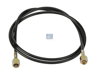 DT Spare Parts - Hose line, cabin tilt, D: 5.9 mm, M12 x 1,5, M12 x 1,5, L: 1380 mm, L1: 1380 mm, 250 bar - 4.10344