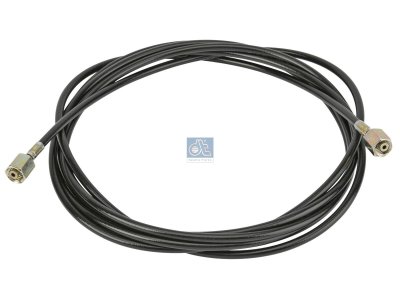 DT Spare Parts - Hose line, cabin tilt, D: 5.9 mm, M12 x 1,5, M12 x 1,5, M12 x 1,5, L: 1900 mm, L1: 1900 mm, 250 bar - 4.10345
