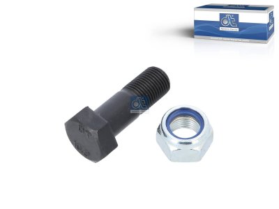 DT Spare Parts - Bolt with nut, M16 x 1,5, L: 45 mm, 10.9 - 4.40029 - 5 Pack