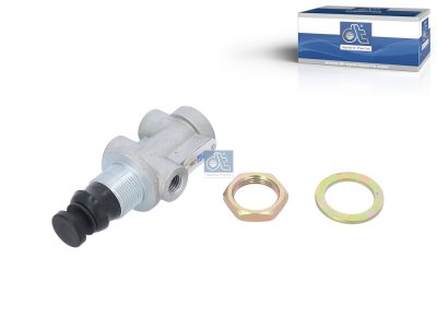 DT Spare Parts - Exhaust brake valve, with plastic tappet, M12 x 1,5, M26 x 1,5, max. 10 bar, Ls: 5.7 mm, Lp: 46.9 mm - 4.61785