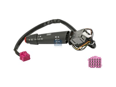 DT Spare Parts - Steering column switch, black lever - 4.62068SP