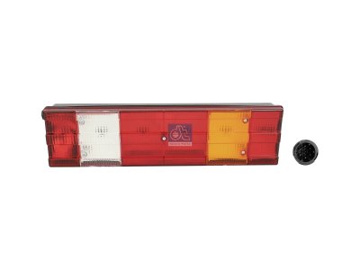 DT Spare Parts - Tail lamp, right, with license plate lamp, 24 V, P21W, R10W - 4.62384