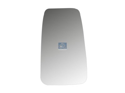 DT Spare Parts - Mirror glass, main mirror, heated, R: 1200 mm, L: 425 mm, W: 180 mm - 4.62558