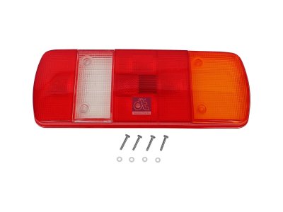 DT Spare Parts - Tail lamp glass, L: 340 mm, W: 130 mm - 4.62822 - 2 Pack