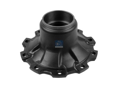 DT Spare Parts - Wheel hub, without bearings, d1: 110 mm, d2: 130 mm, D: 376 mm, 10 bores, b: 22 mm, P: 335 mm, H: 176 mm - 4.63152