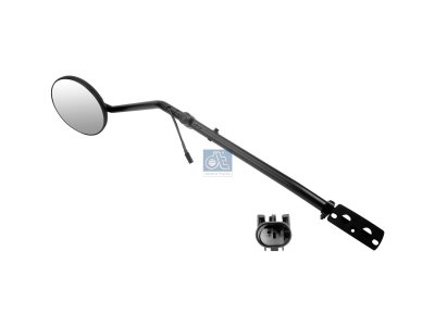 DT Spare Parts - Front mirror, heated, R: 300 mm - 4.63957