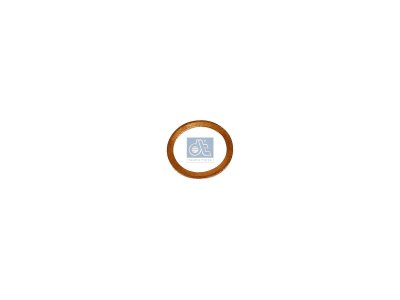 DT Spare Parts - Copper washer, d: 10 mm, D: 13.5 mm, S: 1 mm - 3.89548 - 100 Pack