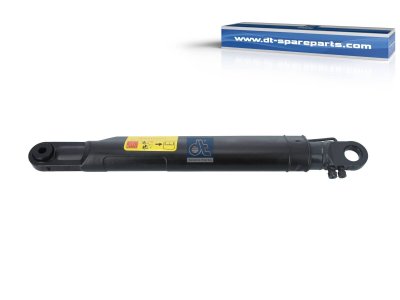 DT Spare Parts - Cabin tilt cylinder, D1: 38 mm, D2: 60 mm, b1: 16.2 mm, b2: 32.5 mm, M14 x 1,5, M12 x 1,5, L: 650 mm, 250 bar, Ls: 390 mm - 1.23900