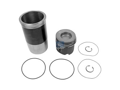 DT Spare Parts - Piston with liner, D: 128 mm - 4.90966