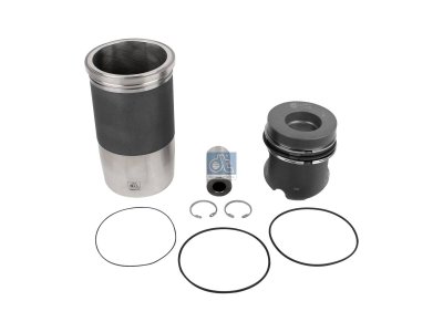 DT Spare Parts - Piston with liner, D: 125 mm - 4.90963