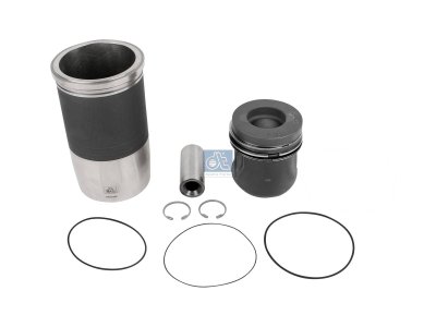 DT Spare Parts - Piston with liner, D: 125 mm - 4.90964