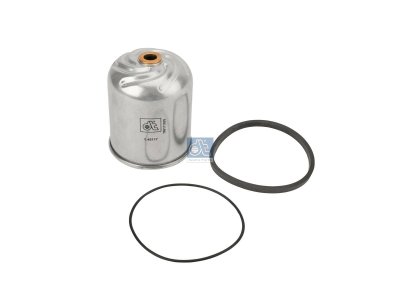 DT Spare Parts - Oil filter, centrifugal, d1: 14 mm, d2: 14 mm, D: 92 mm, H: 122 mm - 5.45117