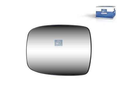 DT Spare Parts - Mirror glass, wide view mirror, heated, R: 300 mm - 5.62145
