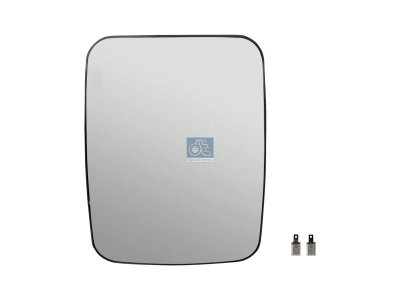DT Spare Parts - Mirror glass, wide view mirror, heated, R: 300 mm - 5.62133