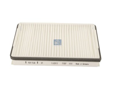 DT Spare Parts - Cabin air filter, L: 260 mm, W: 165 mm, H: 39 mm - 5.62013