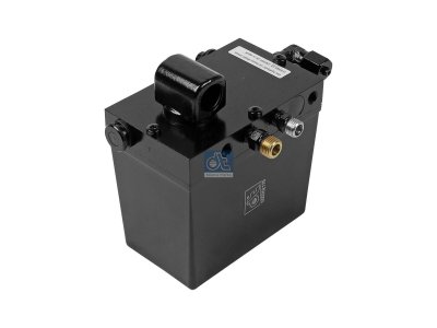 DT Spare Parts - Cabin tilt pump, 480 ml, M12 x 1,5, M14 x 1,5, L: 130 mm, W: 80 mm, H: 121 mm, 280 bar, Pov: 400 bar - 5.65104